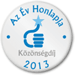 Az Év Honlapja 2013 - Közönségdíj